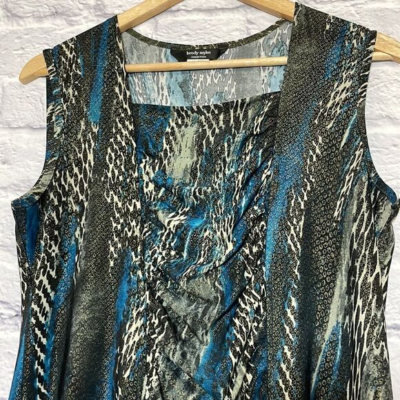 BRODY Myles Sleeveless Pleated Detail Front Top Size Unknown - Picture 4 of 9